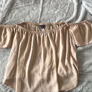 Silk Off-Shoulder Top